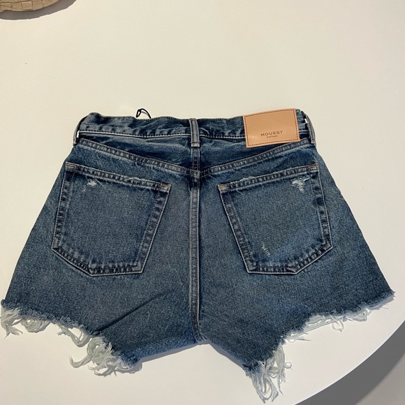 MOUSSY VINTAGE MV REEDY SHORTS IN BLUE - Picture 3 of 3
